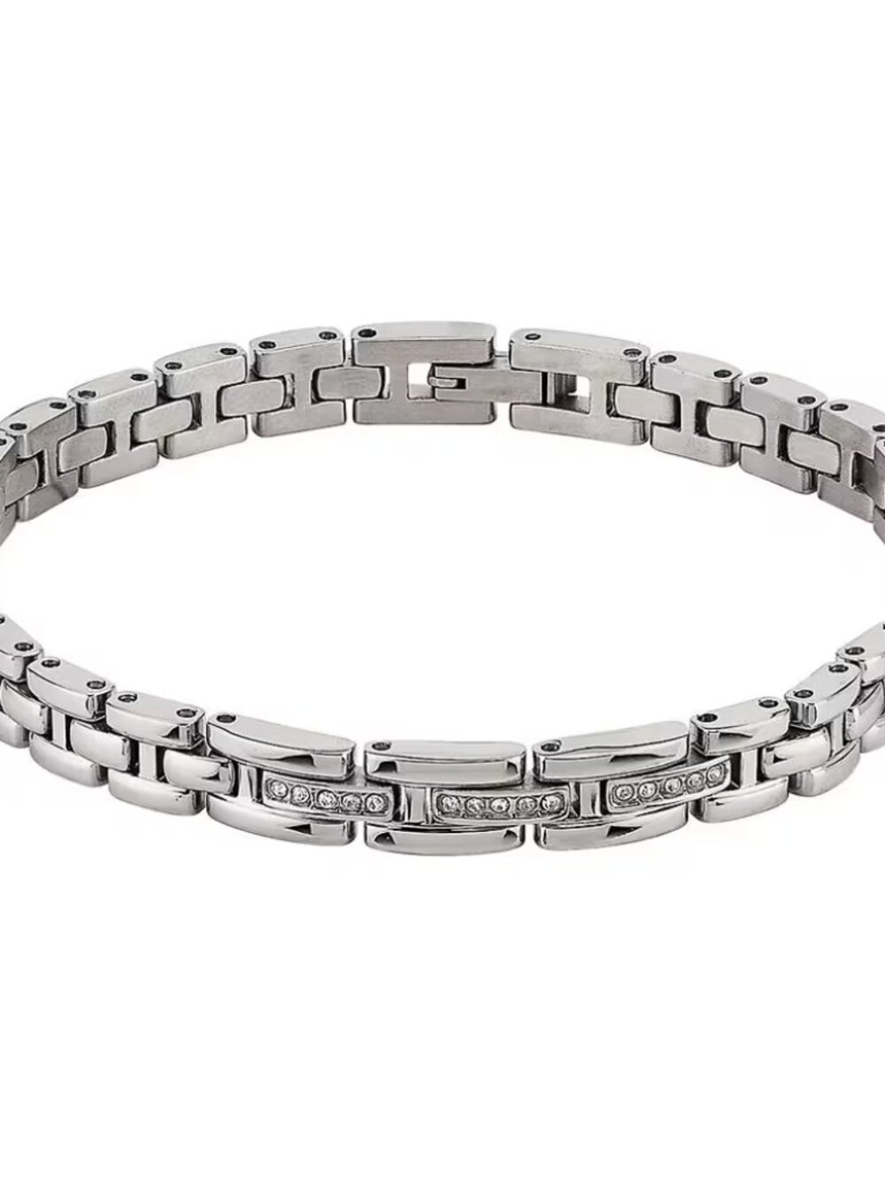 Citizen Vintage Tennis Bracelet Stainless Steel With Swarovski® Crystal Accents